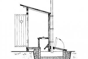 Regelingen voor de bouw van landelijke toiletten en hun constructie